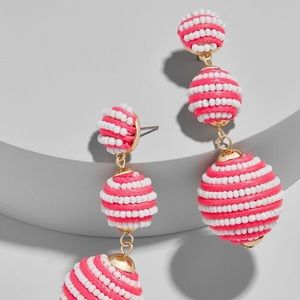 BaubleBar BEADED CRISELDA BALL DROP EARRINGS New